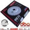 Przednie klocki PowerStop Z36 + pływające dwuczęściowe tarcze hamulcowe 400mm DBA T3 series 5000 Jeep Grand Cherokee SRT Trackhawk 6,2 V8 Supercharged